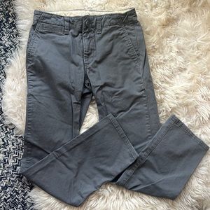 Gap boys khaki chino pants. Gray. Size 8. Adjustable waist.NWOT
